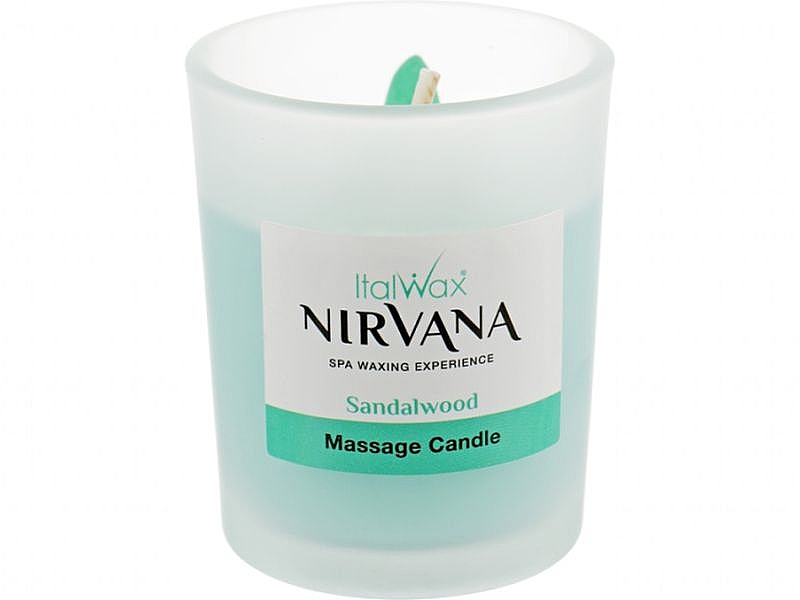 Ароматична масажна свічка «Нірвана. Сандалове дерево» - ItalWax Nirvana Sandalwood Spa Massage Candle — фото N2