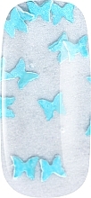 Топ для гель-лака, 15 мл - Silver Fox Butterfly Blue Clear — фото N2