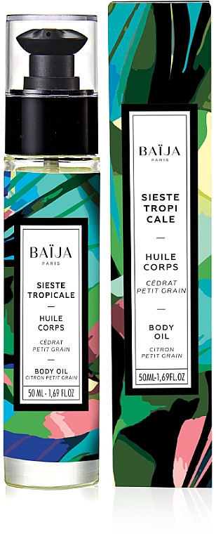 Олія для тіла й ванни - Baija Sieste Tropicale Body & Bath Oil — фото N1