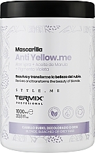 Маска проти жовтизни для світлого волосся - Termix Style.Me Anti Yellow.me Mask — фото N3