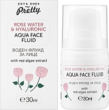 Флюид для лица с розовой водой и гиалуроном - Zoya Goes Rose Water & Hyaluronic Aqua Fluid  — фото N2