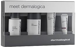 Парфумерія, косметика Набір - Dermalogica Meet Dermalogica Kit (gel/50ml + microfol/13g + cr/22ml + eye/cr/5ml)