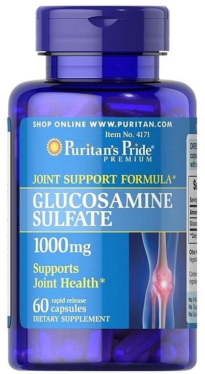 Пищевая добавка "Глюкозамина сульфат" - Puritan's Pride Glucosamine Sulfate 1000 mg — фото N2