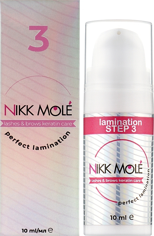 Професійний засіб для ламінування вій і брів - Nikk Mole Perfect Lamination Step 3 — фото N2