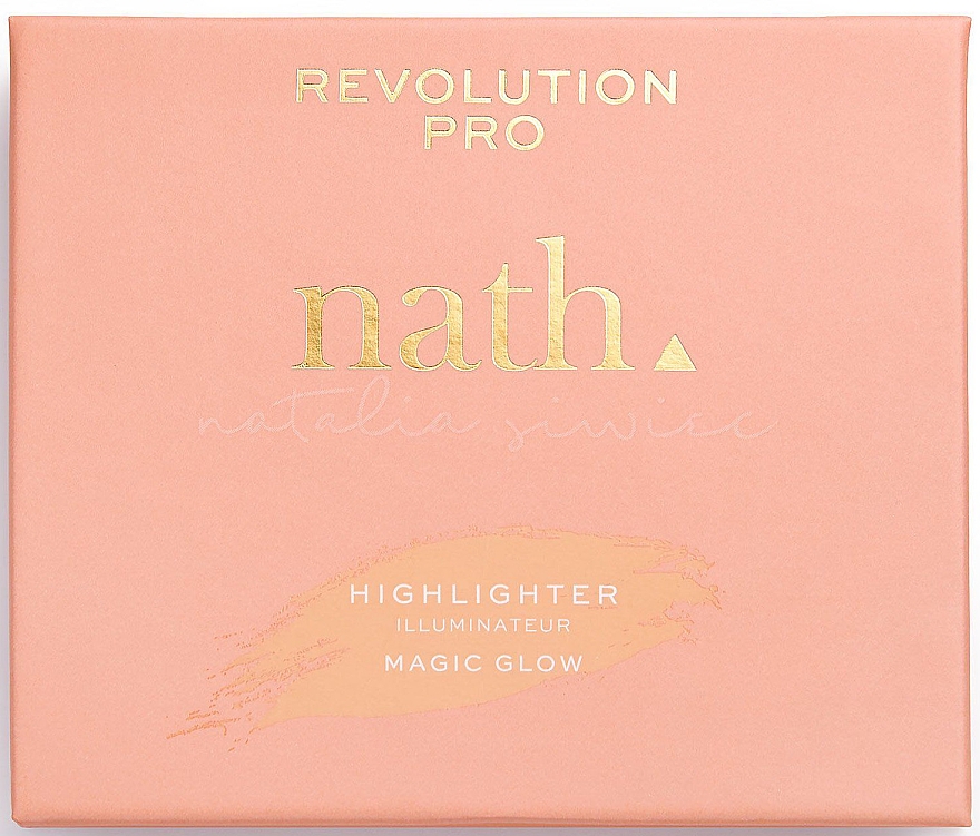 Хайлайтер для обличчя - Revolution Pro Nath Collection Highlighter Magic Glow — фото N3