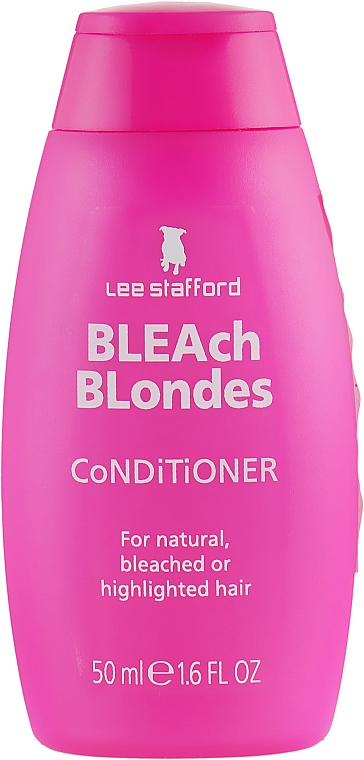 ПОДАРУНОК! Зволожувальний кондиціонер для освітленого волосся - Lee Stafford Bleach Blonde Conditioner — фото N1