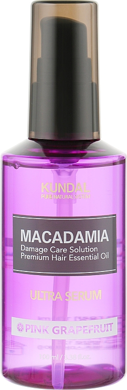 Сыворотка для волос "Розовый грейпфрут" - Kundal Macadamia Pink Grapefruit Ultra Serum — фото N2