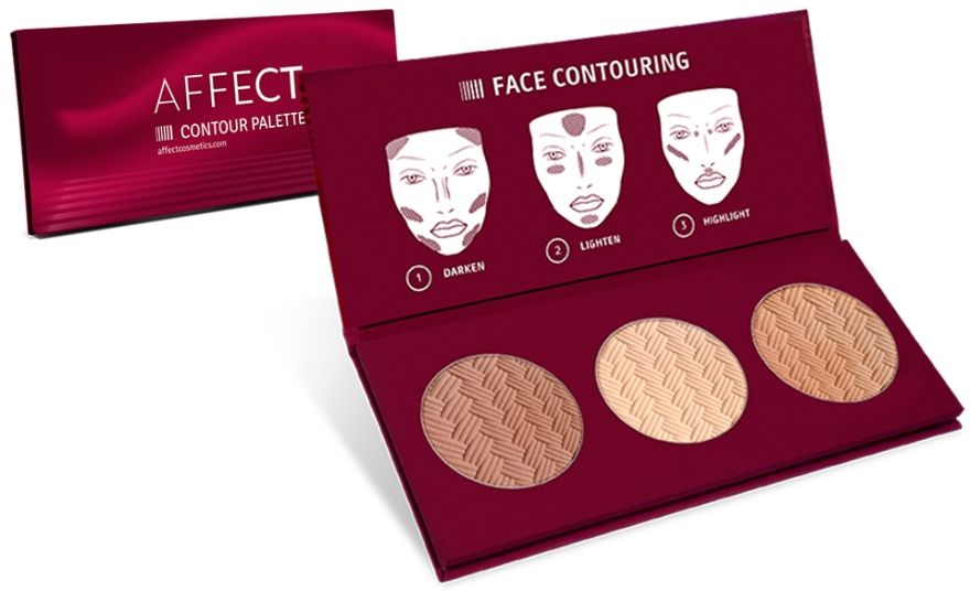 Палетка для контуринга лица - Affect Cosmetics Contour Palette — фото N1