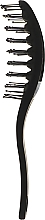 Антистатическая расческа для укладки PM-5035, черная - QPI Professional  — фото N3