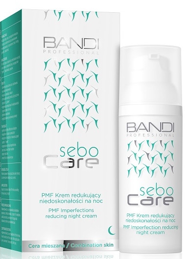 Відновлювальний нічний крем для обличчя - Bandi Professional Sebo Care PMF Imperfections Reducing Night Cream — фото N1