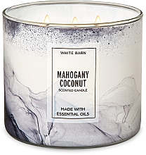 Духи, Парфюмерия, косметика Bath and Body Works Mahogany Coconut Candle - Ароматическая свеча