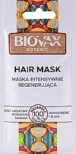Маска регенерувальна для волосся "Яблучний оцет" - L'biotica Biovax Botanic Hair Mask (пробник) — фото N3