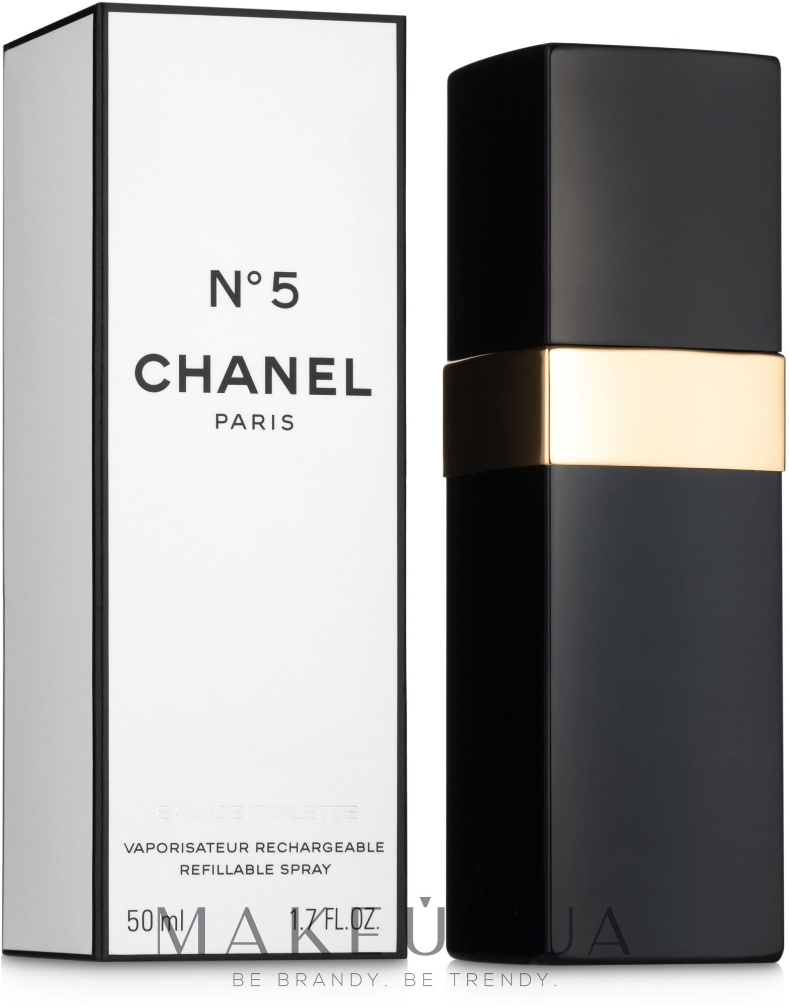 Chanel N5 Refillable Spray - Туалетна вода — фото 50ml