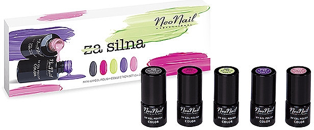 Набор - NeoNail Professional Silna Set (5 х nail/polish/3ml) — фото N1