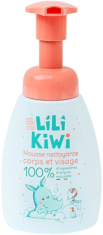 Ніжна очищувальна пінка для тіла та обличчя - Lilikiwi Gentle Body and Face Cleansing Foam — фото N1