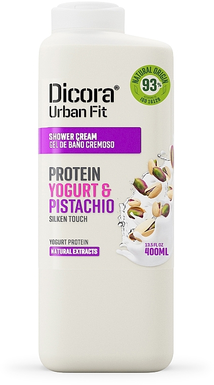 Крем для душу "Протеїновий йогурт та фісташки" - Dicora Urban Fit — фото N1