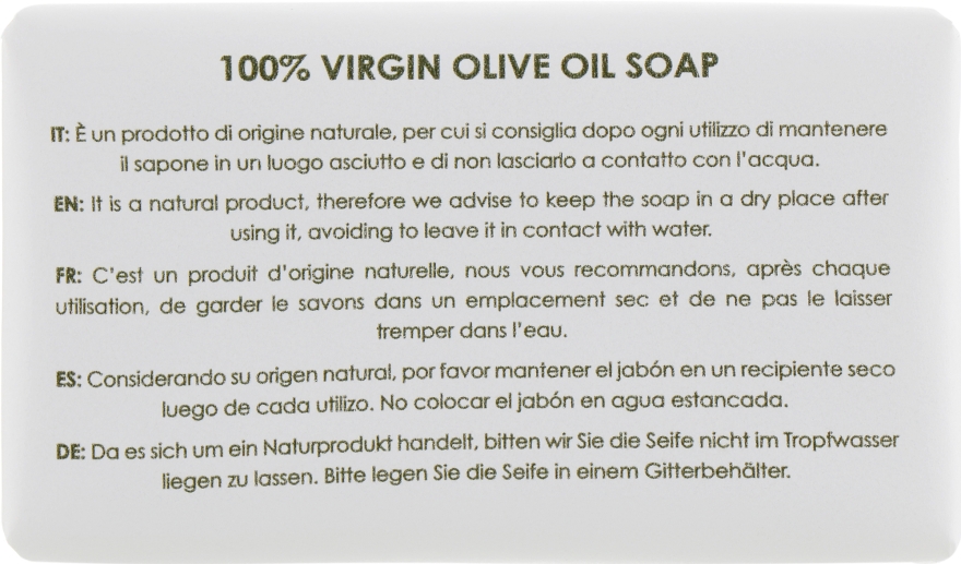 Мыло для лица и тела на основе оливкового масла - Olivella Face & Body Soap Olive — фото N2