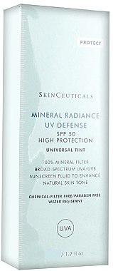 Сонцезахисний флюїд для обличчя - SkinCeuticals Mineral Radiance UV Defense SPF50 — фото N1