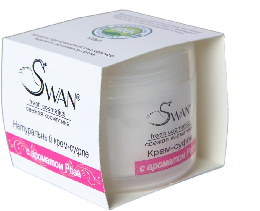 Натуральный крем-суфле "Роза" - Swan Body Cream