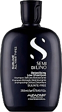 Духи, Парфюмерия, косметика Шампунь для всех типов волос - Alfaparf Semi Di Lino Sublime Detoxifying Low Shampoo