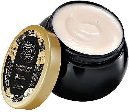 Крем для рук и тела "Чарующий жасмин" - Oriflame Milk & Honey Gold Enchanting Jasmine Hand & Body Cream — фото N2