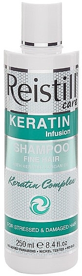Розгладжувальний шампунь з кератином для тонкого волосся - Reistill Keratin Infusion Shampoo — фото N1