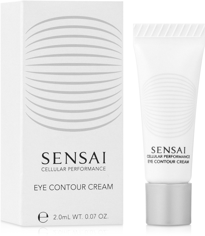 Восстанавливающий крем с антивозрастным эффектом для контура глаз - Sensai Cellular Performance Eye Contour Cream (пробник) — фото N1