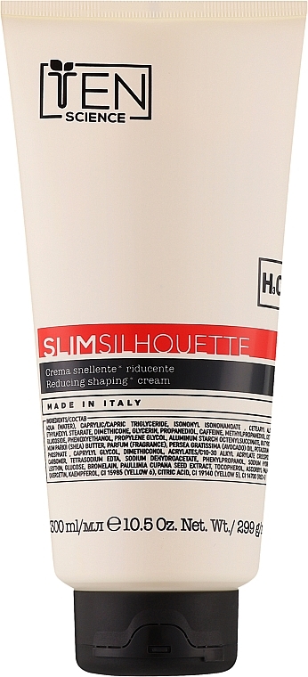 Крем для корекції фігури - Ten Science Ten Slim Silhouette Reducing Shaping Cream — фото N1