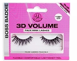 Накладные ресницы - BH Cosmetics 3D Volume Faux Mink Lashes Boss Baddie  — фото N1