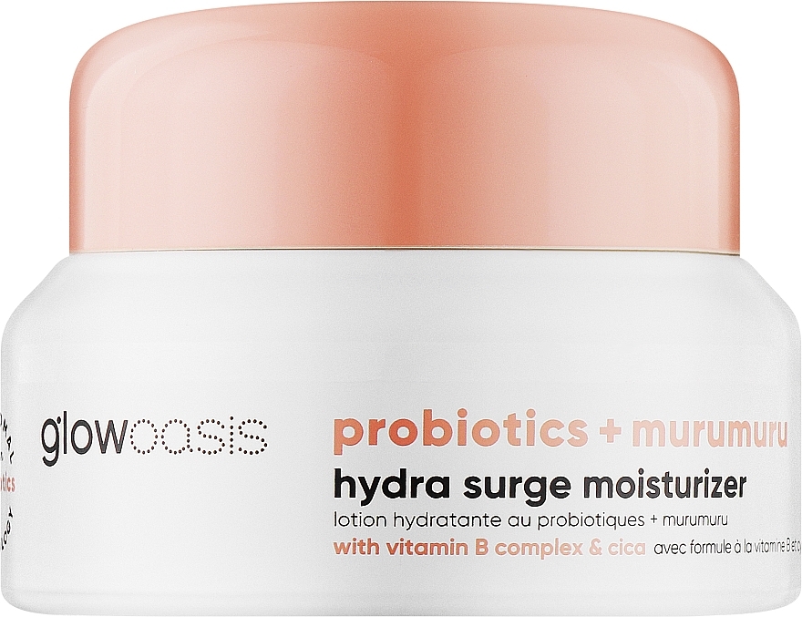 Увлажняющий крем для лица - Glowoasis Probiotics + Murumuru Hydra Surge Moisturizer — фото N1