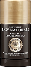 Дезодорант-стик - Recipe For Men RAW Naturals No. 1 Deodorant Stick — фото N1