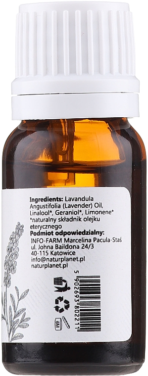 Ефірна олія лаванди - Natur Planet Essential Lavender Oil — фото N3