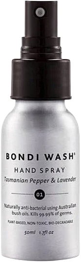 Спрей для рук "Тасманский перец и лаванда" - Bondi Wash Hand Spray Tasmanian Pepper & Lavender — фото N1