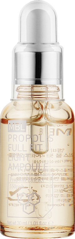 Ампула-сироватка омолоджувальна з прополісом для обличчя - MBL Propolis Full Fit Light Ampoule — фото N1