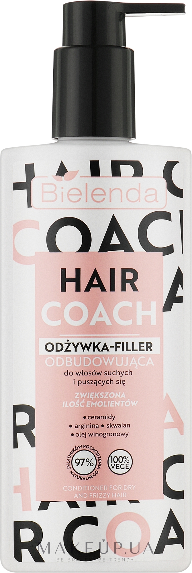 Кондиціонер-філер для волосся - Bielenda Hair Coach — фото 280ml