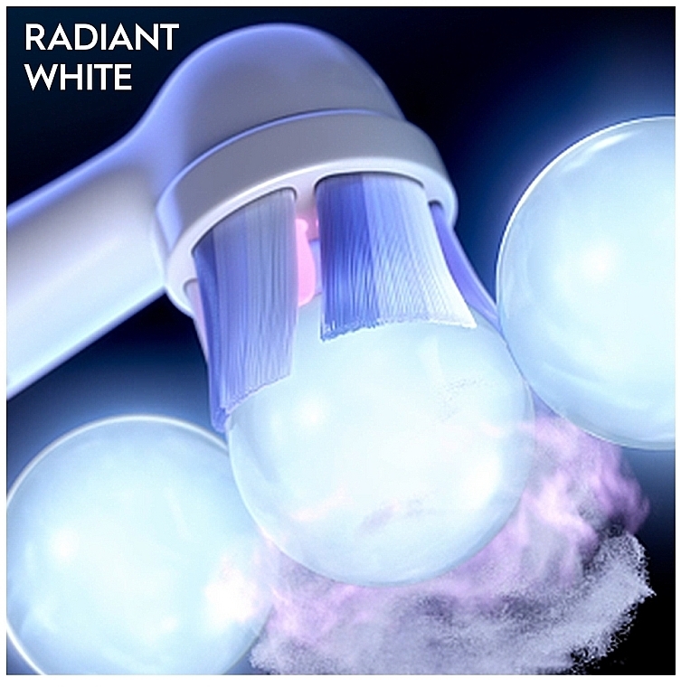 Насадки для електричної щітки, білі, 4 шт. - Oral-B iO Radiant White — фото N6