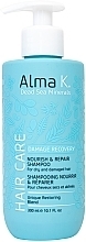 Шампунь для сухого та пошкодженого волосся - Alma K. Hair Care Nourish & Repair Shampoo — фото N1