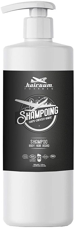 Шампунь для волосся, бороди й тіла - Hairgum For Men Hair, Beard & Body Shampoo — фото N2
