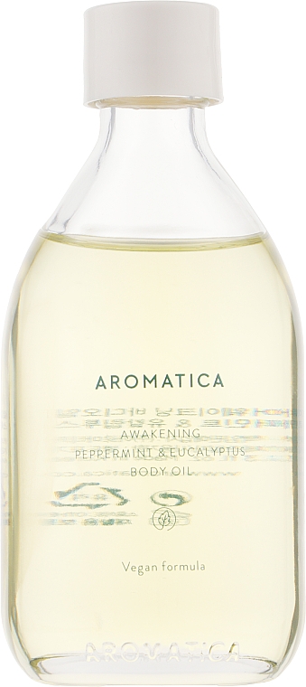 Масажна олія для тіла з мятою й евкаліптом Aromatica Awakening Peppermint And Eucalyptus Body