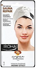 Духи, Парфюмерия, косметика Маска паровая для волос - Iroha Nature Sauna Repair Argan Hair Mask Cap