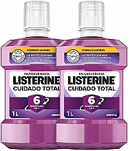 Набор - Listerine Total Care 6-in-1 (mouthwash/2x1000ml) — фото N1