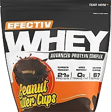 Протеиновый комплекс "Арахисовое масло" - Efectiv Nutrition Whey Protein Peanut Butter Cups — фото N1