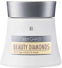 Парфумерія, косметика Крем-маска для повік 2в1 - LR Zeitgard Health & Beauty Beauty Diamonds 2in1 Eye Cream Mask