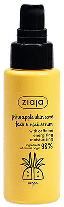 Сироватка для обличчя та шиї з екстрактом ананаса - Ziaja Pineapple Skin Care Face & Neck Serum — фото N1