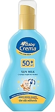 Дитяче сонцезахисне молочко для обличчя й тіла SPF 50+ - Baby Crema Sun Milk — фото N1