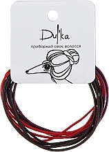 Парфумерія, косметика Набір різнобарвних гумок для волосся UH717761, 3 шт - Dulka