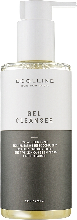 Очищувальний гель для вмивання "М'яке очищення" - Ecolline Gel Cleanser