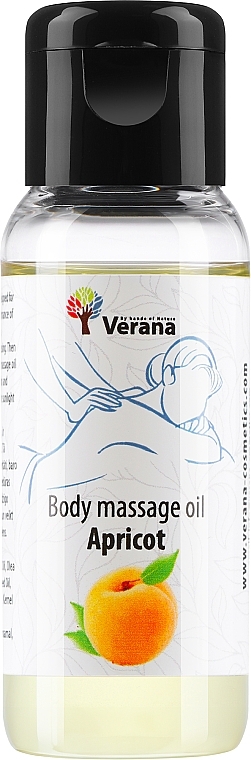 Массажное масло для тела «Apricot» - Verana Body Massage Oil  — фото N1