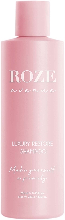 Розкішний відновлювальний шампунь для волосся - Roze Avenue Luxury Restore Shampoo — фото N1
