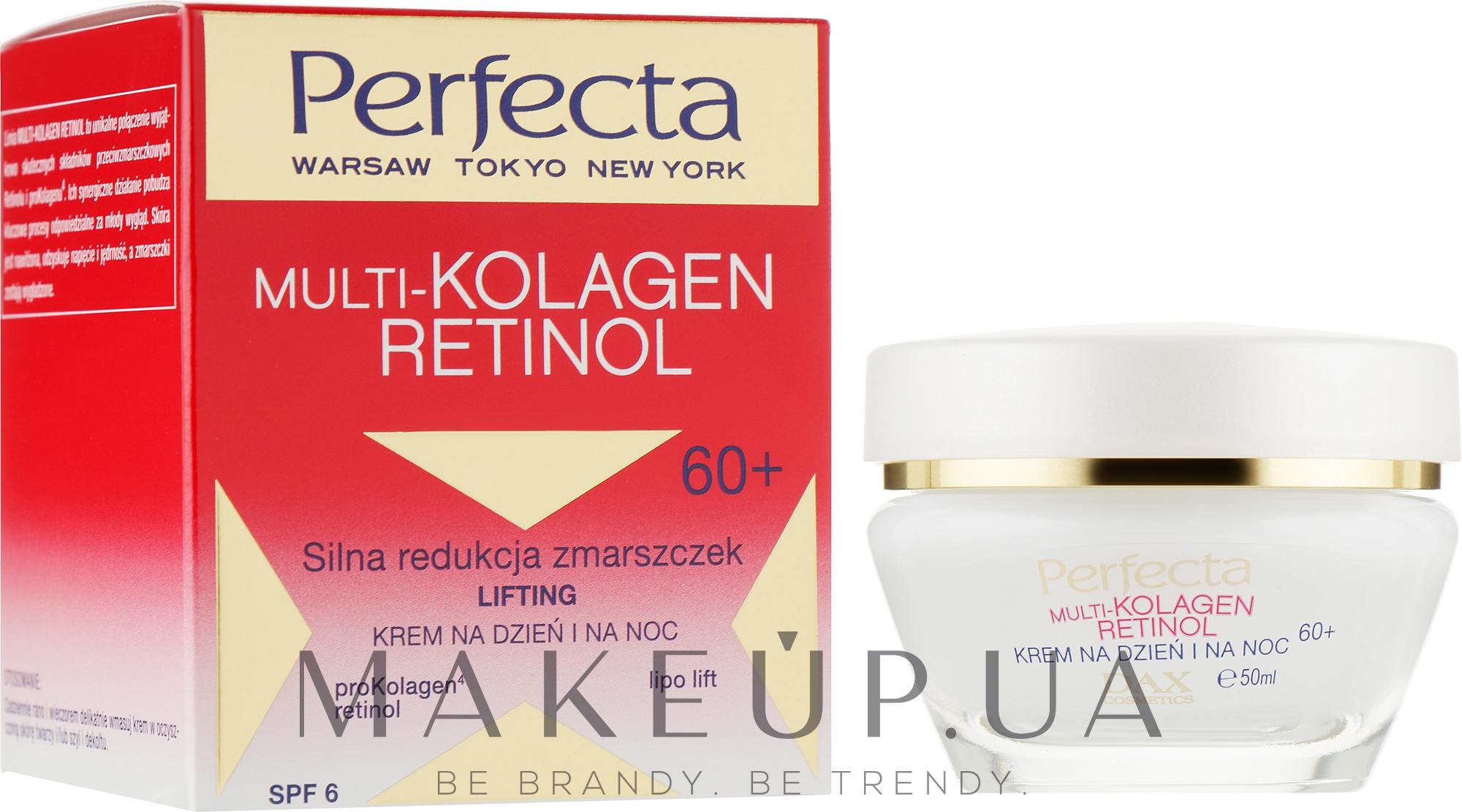 Крем для обличчя - Dax Cosmetics Perfecta Multi-Collagen Retinol Face Cream 60+ — фото 50ml